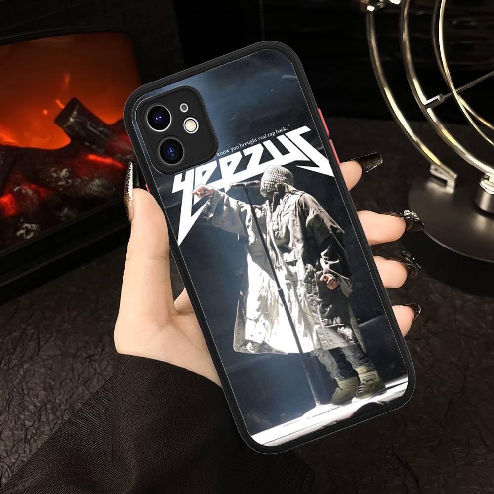 Rapper Kanye West YE For IPhone Air 16 15 14 Plus 13 12 11 Pro Max Matte Cover Jelly Shockproof Phone Case