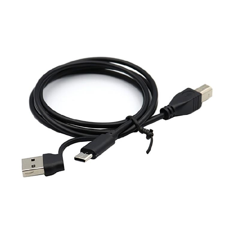 Кабель USB Type-C (папа) на USB (папа) для разъема электронного пианино, микрофона