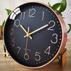 12 Inch Clock Clock Wall Clock Factory Wholesale Quartz Clock Modern Simple Plastic Living Room Digitalclock