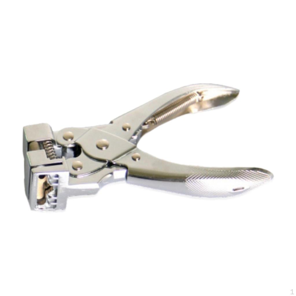 T Shape Hole Punch Heavy Duty Metal Slot Cutting ID Paper Plier for Card Paperboard Office