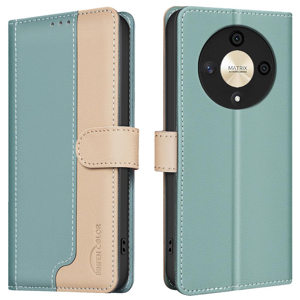 For Honor Magic6 Lite 5G/X9b 5G Leather Case RFID Blocking Card Slots