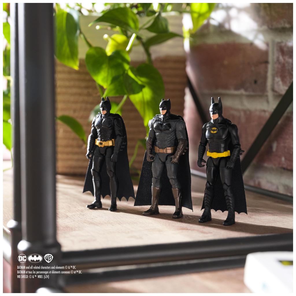 DC Comics Batman 85th Anniversary Spin Master 4 Inch Action Figure Special Edition 3 Pack Трилогия Темного рыцаря American Comics 85TH 3PACK (Возвраты & &