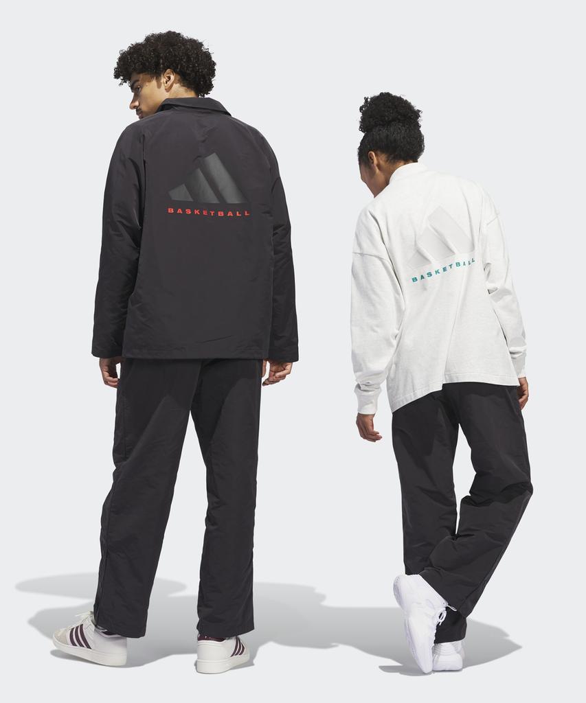ADIDAS Basketball Woven Snap Pants - Black / Iw5639