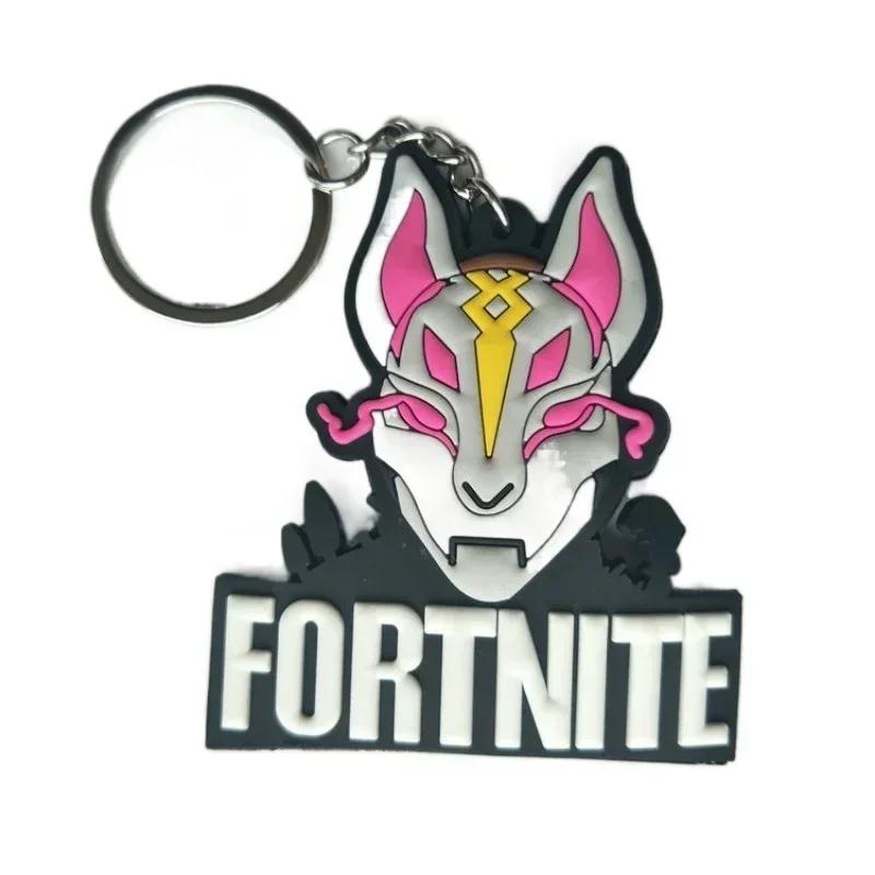 Fortnite ПВХ Брелок Милая Пара Сумка Брелок для Автомобиля Подвеска Аксессуары Детские Игрушки День Рождения Прекрасный Подарок Прочный