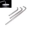 30/40/60Cm Bathroom Wall Shower Head Extension Pipe Stainless Steel Arm