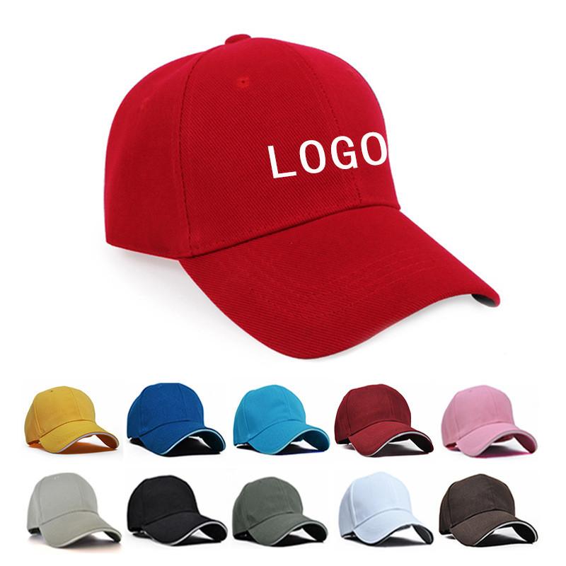 Customized Unisex Cotton Baseball Hat Colorful Embroidery Sport Cap With logo