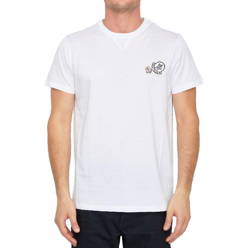 Moncler FW22 T Shirt Men's White 8C000268390Y001