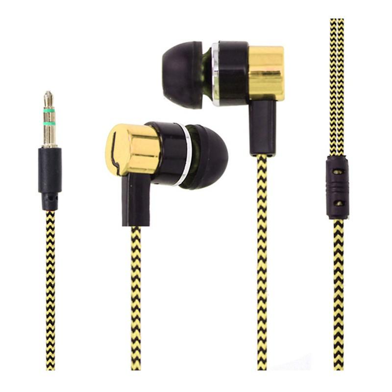 Проводная гарнитура 3,5 мм, наушники-вкладыши, наушники Super Bass, стерео наушники, спортивные наушники для бега для мобильных телефонов MP3, ПК