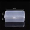 Plastic Box Organizer Storage Rectangular Box Mini Transparent Small Boxes Packing Box Storage Box Dustproof Jewelry Cas