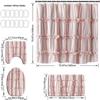 Водонепроницаемая занавеска для душа с 12 крючками, чехлы для унитазов, сиденья, коврики для ванной для ванной комнаты, нескользящий коврик, ковер, занавеска для окон
