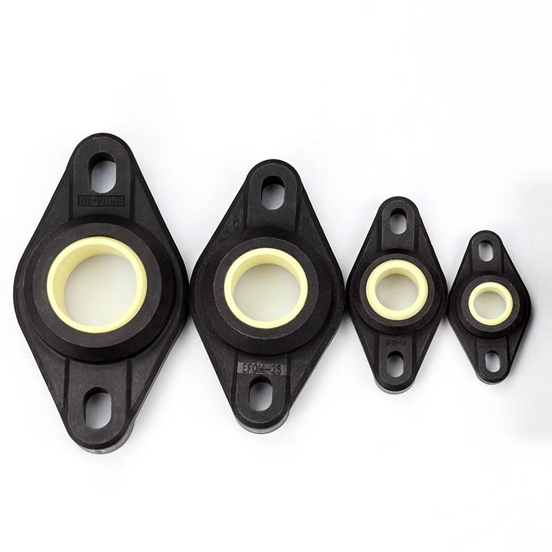 Engineering Plastic Bearing Base EFSM/EFOM/KSTM Series (Sizes: 8-30)