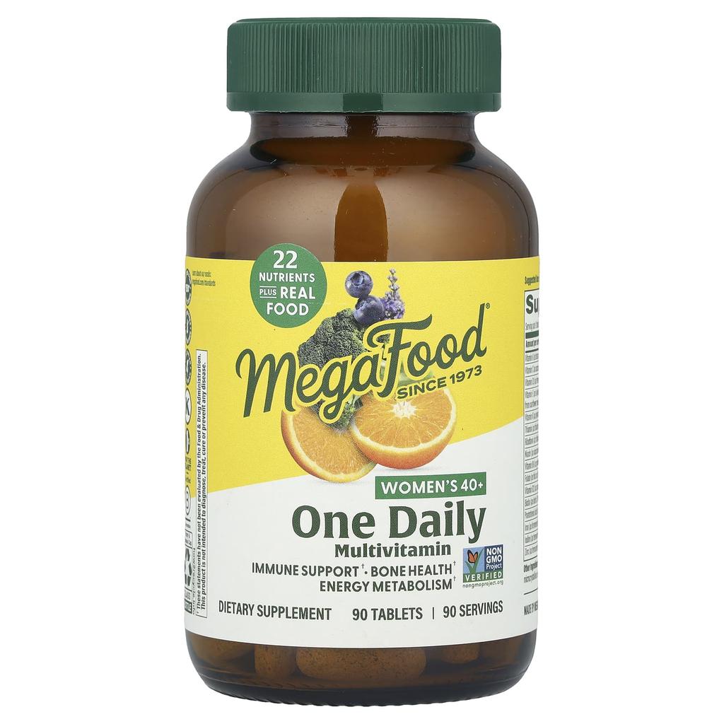 MegaFood, мультивитамины для женщин старше 40 лет, 90 таблеток в день