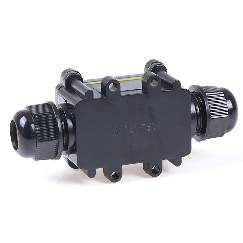 2-сторонняя водонепроницаемая электрическая распределительная коробка для кабеля наружного освещения Ip68