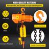 Electric Chain Hoist Single Phase Crane Hoist 2200 lbs Load 13 ft Lifting