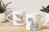 Kerry Blue Terrier, Irish Blue Terrier – Cup with a dog, adorable cup with a heart-shaped handle | Art-Dog