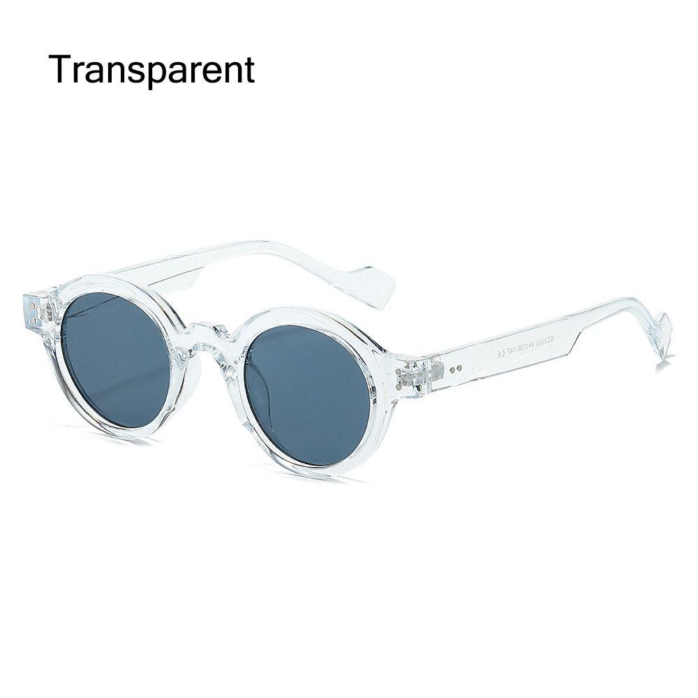 Clear Lens Round Sunglasses Double Color Y2K Glasses Trending Retro Sun Glasses for Women & Men