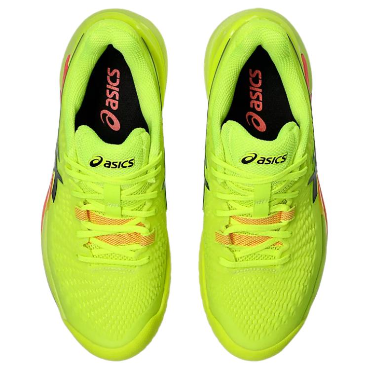 Asics Кроссовки женские Gel Resolution 9 Paris желтые Safety-Yellow Black 1042A274-750
