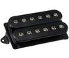 Dimarzio Pickup Liqui Fire Neck Black DP227 Для позиции на грифе (фронт) DP-227 [Предмет]