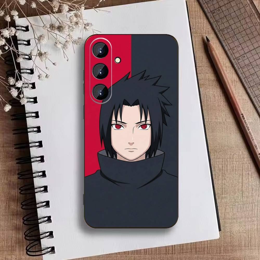 Чехол для телефона P-Narutos K-Uchiha для Samsung Galaxy A73, A21s, A22, A31, A52, A53, A71, A41, Мягкий черный корпус