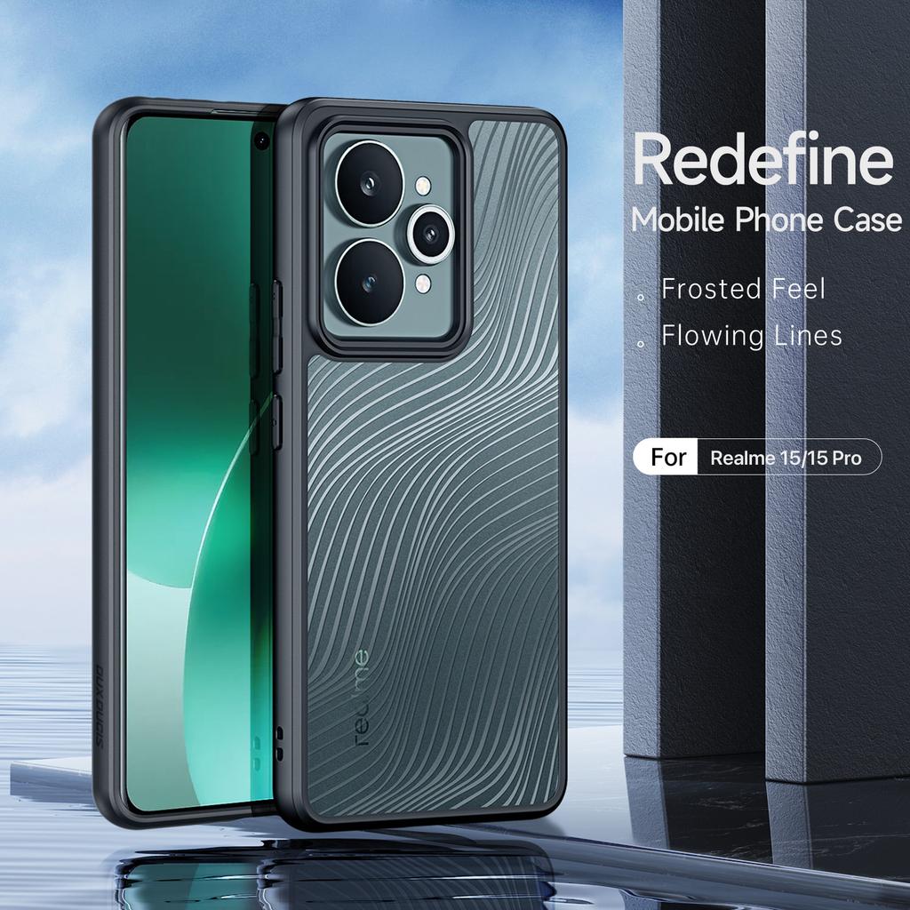 For Realme 15 Pro 5G/Realme 15 5G Case DUX DUCIS Aimo Series TPU+PC Matte Drop-proof Phone Cover (REACH Certification)