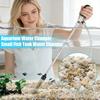 Аквариумный пылесос для чистки гравия с шлангом 6 футов, клапаном регулировки потока, зажимом-креплением, сифонным насосом для смены воды в аквариуме, пылесосом для песка