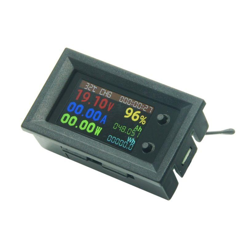 AEE4-DC720 30V Цифровой вольтметр-амперметр мощности и энергии, ваттметр, термометр 9 в 1