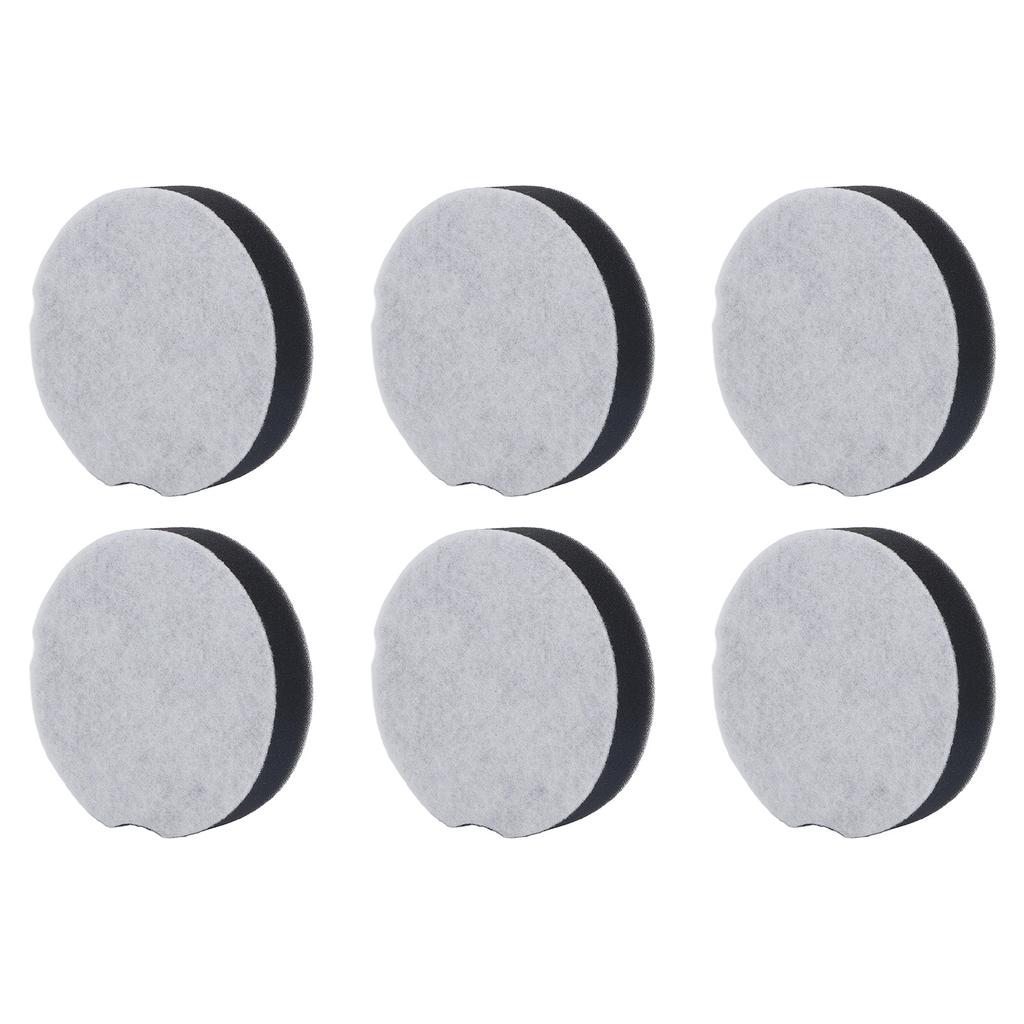 6PCS Vacuum Cleaner Filter Cotton Silicone ABS Vacuum Cleaner Accessories for Bissell 1520 Series