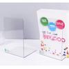 Креативная акриловая подставка для книг Прозрачная утолщенная L-образная книжная полка Нескользящий книжный блок для студентов Офисный настольный стеллаж для хранения и организации книг