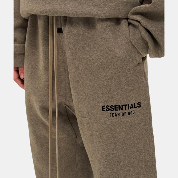 Fear of God Мужские спортивные штаны Essentials из флиса, серо-меланжевого цвета, низ 130HO242029F