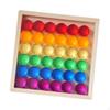 Rainbow Building Blocks Set Acrylic GEM Stone Cubes Transparent Learn Color Stacking