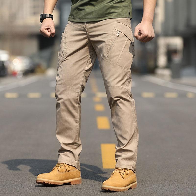 Новые мужские повседневные брюки облегающие водонепроницаемые тренировочные брюки для сил специального назначения брюки-карго для активного отдыха
