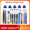 Набор инструментов для ремонта телефонов 22 в 1 Универсальный Набор инструментов для ремонта мобильных телефонов iPad Ноутбуков Отвертка Набор для обслуживания Инструменты для ремонта Набор для вскрытия