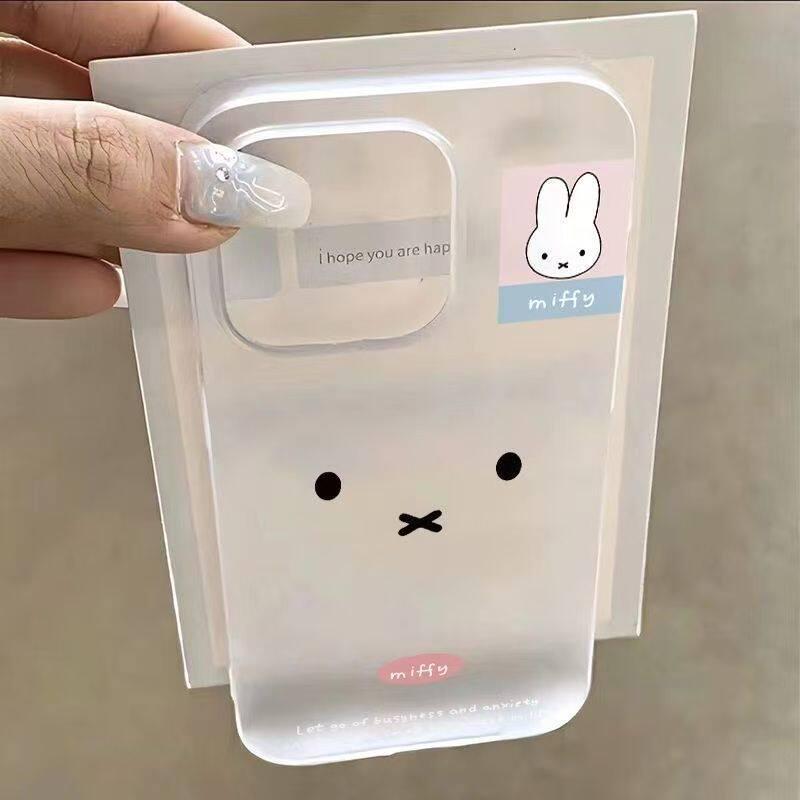 Чехол Miffy Expression для iPhone 17 Pro Max - Милый, Ударопрочный для 14 Pro, 15, 16 PM, 11