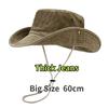 Big Head Hunting Thick Jeans Bucket Hat for Men Women Fisherman Hat Outdoor Travel Fishing Cowboy Hats Camping Sun Cap Panama