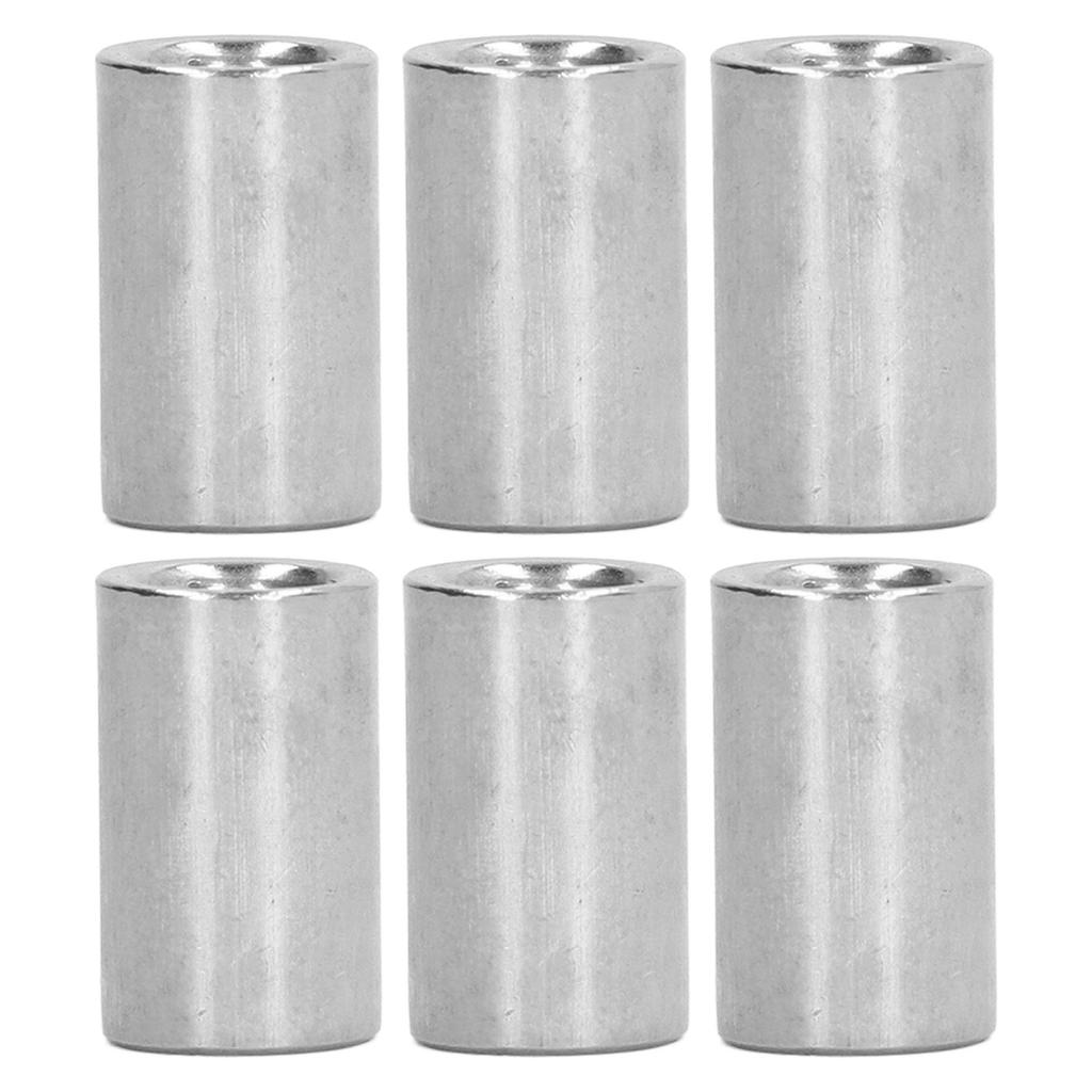 20Pcs Coupling Nut Stainless Steel M8 Round Rod Connector Nut Female Thread for Connection