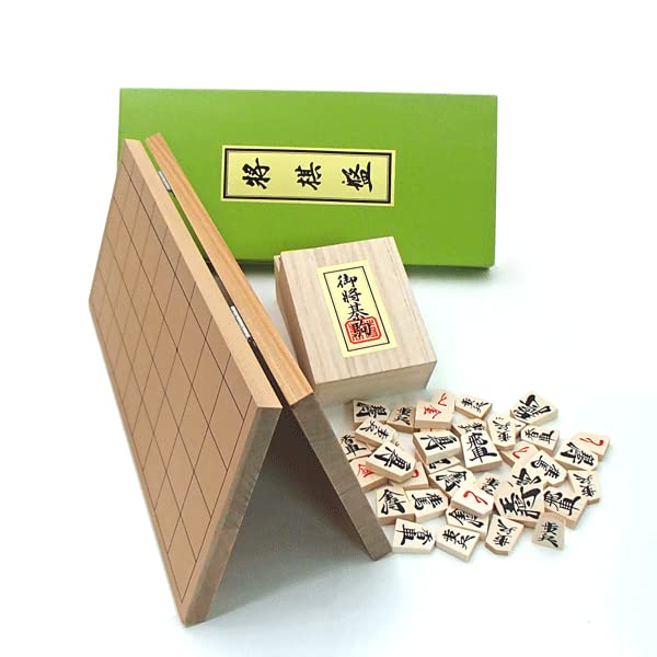 Easy Folded Shogi Board Set with Handy Wooden Shogi Set Shin Katsura 5 Folded Shogi Board Set Shogi Pieces Made of Birch Pieces! No. (wooden