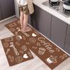 Fashionable Simple Nordic Style Kitchen Floor Mat Household Carpet Long Strip Door Mat Modern Home Decor 