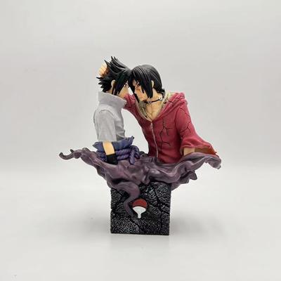 Наруто Учиха Саске Итачи GK ПВХ Фигурки Аниме Фигурка Воссоединение Братьев Фигурка Коллекционная Модель Игрушки Кукла Подарок