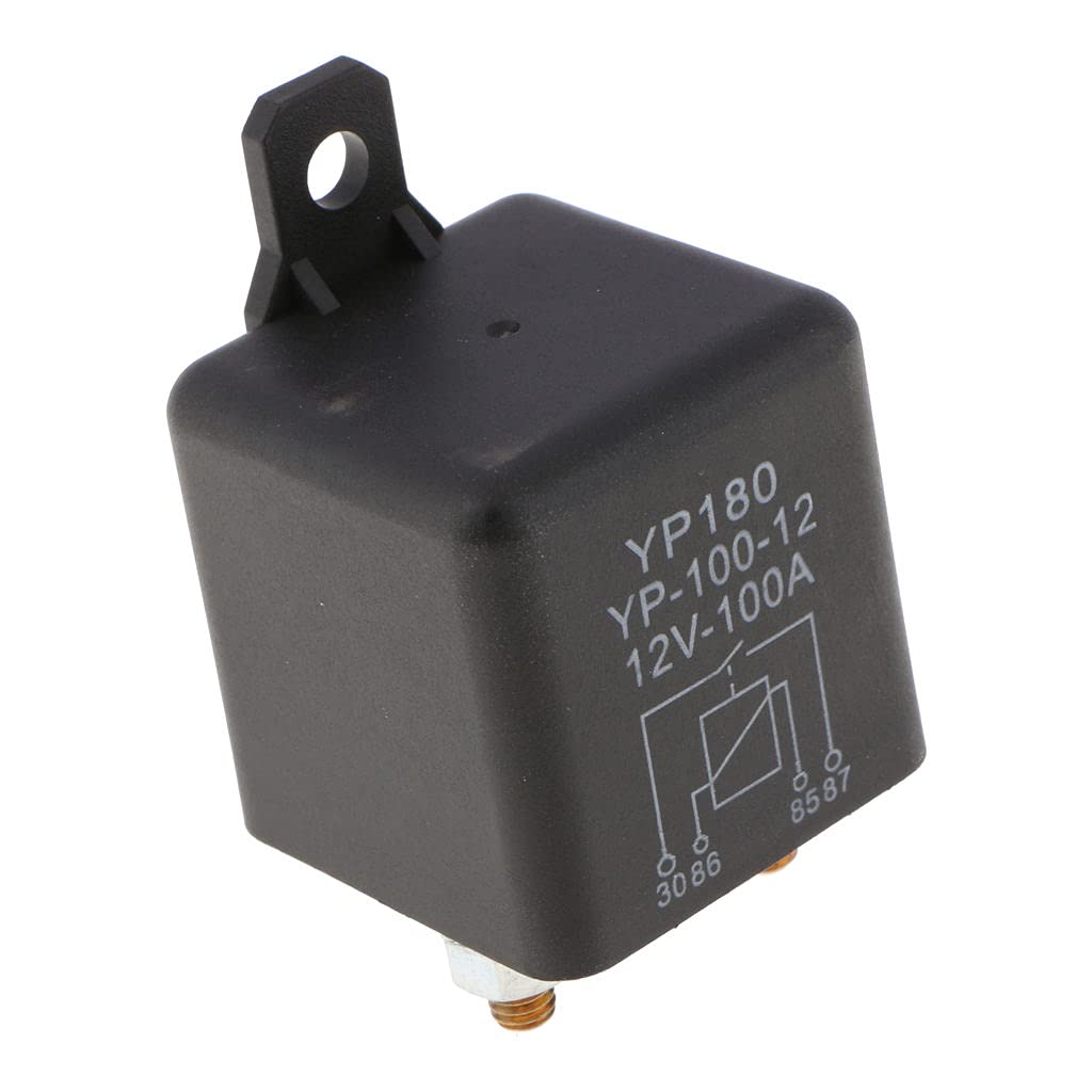 Almencla Automotive Relay 4 Pin Starter Relay Waterproof for Car