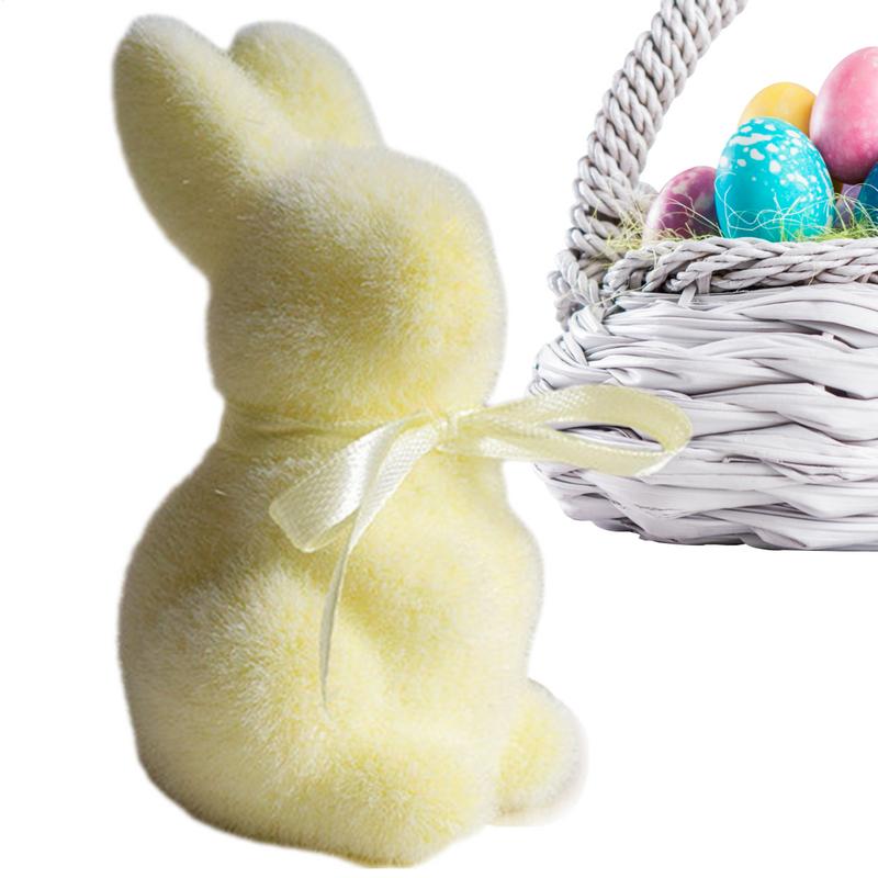 Пасхальный моховой кролик декор садовые настольные украшения декоративная статуэтка уличный пасхальный DIY украшения для дома для вечеринки подарок для детей