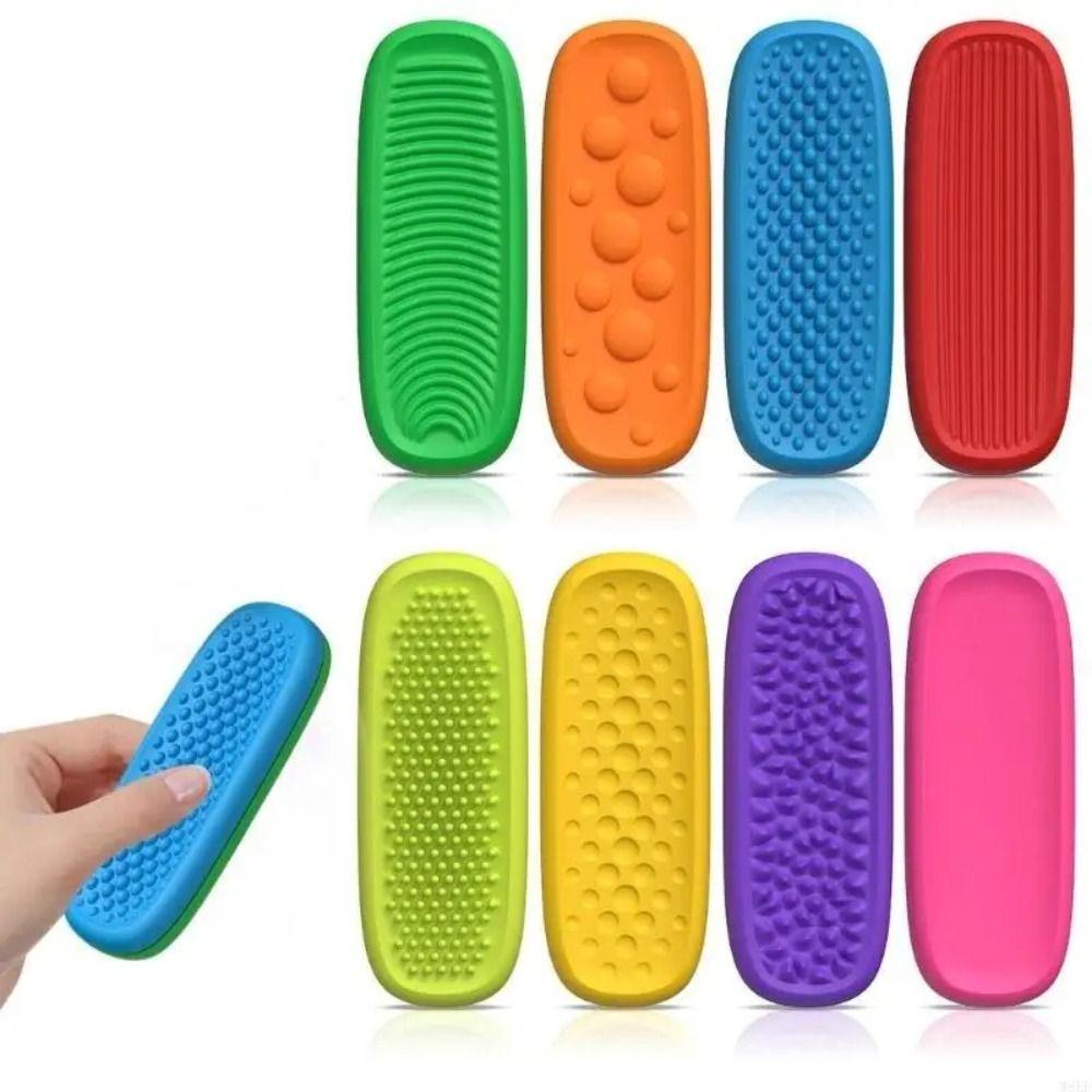 Сенсорные фиджет-игрушки на присосках Фиджет-игрушка Текстурированные камни для беспокойства Аутизм СДВГ