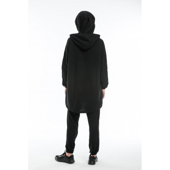 Oversize Model Tesettür Eşofman Takımı