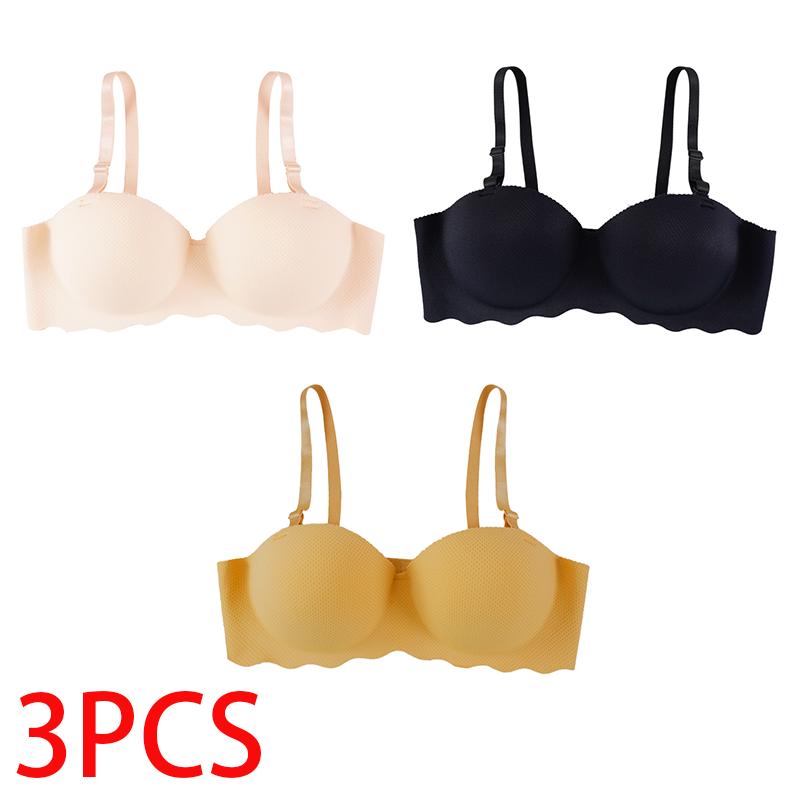 Женский дышащий бюстгальтер, летний бесшовный бюстгальтер, женское нижнее белье, сексуальный однотонный бюстгальтер Push Up, нижнее белье Bralette
