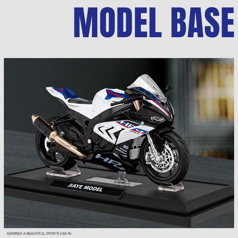 1/12 BMW HP4 Литой из сплава Гоночный Мотоцикл Модель Коллекция Транспортных Средств Звук и Свет Внедорожный Автоцикл Игрушки Машина