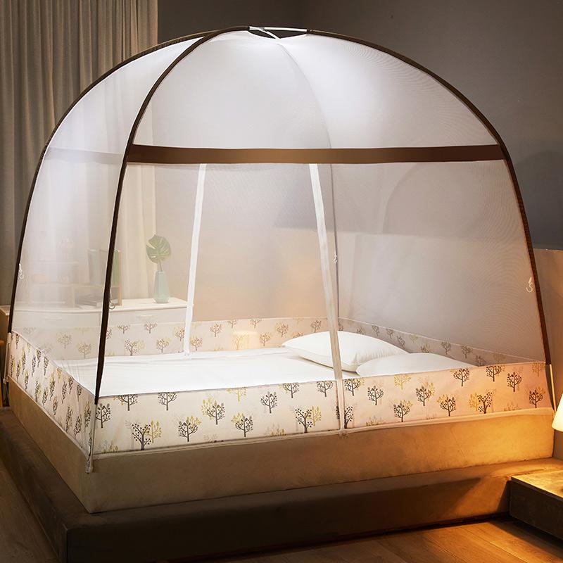 2026 Portable Mongolian Yurt Mosquito Net: No-Install, Foldable, Washable, Anti-Fall Design for Kids' Bedrooms