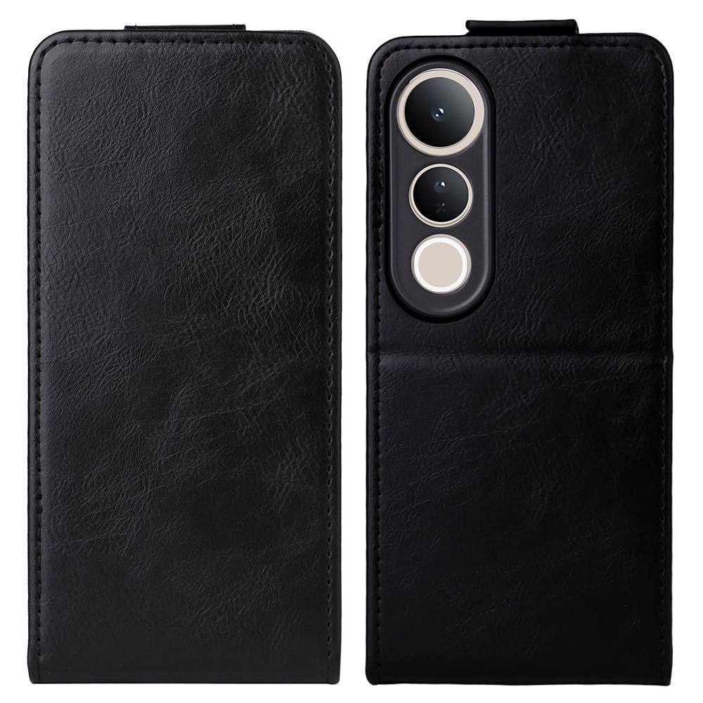 Чехол-подставка для vivo V50 Lite 5G с магнитной застежкой, откидной вертикальный кожаный чехол для телефона с держателем для карт