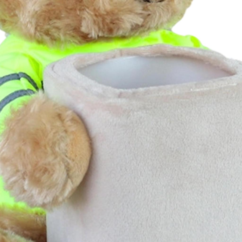 Автомобильная мусорка Плюшевый мишка Водонепроницаемый органайзер для хранения Мусорное ведро для автомобиля Диспенсер для салфеток в машине Для грузовика SUV Седана RV Автомобильная