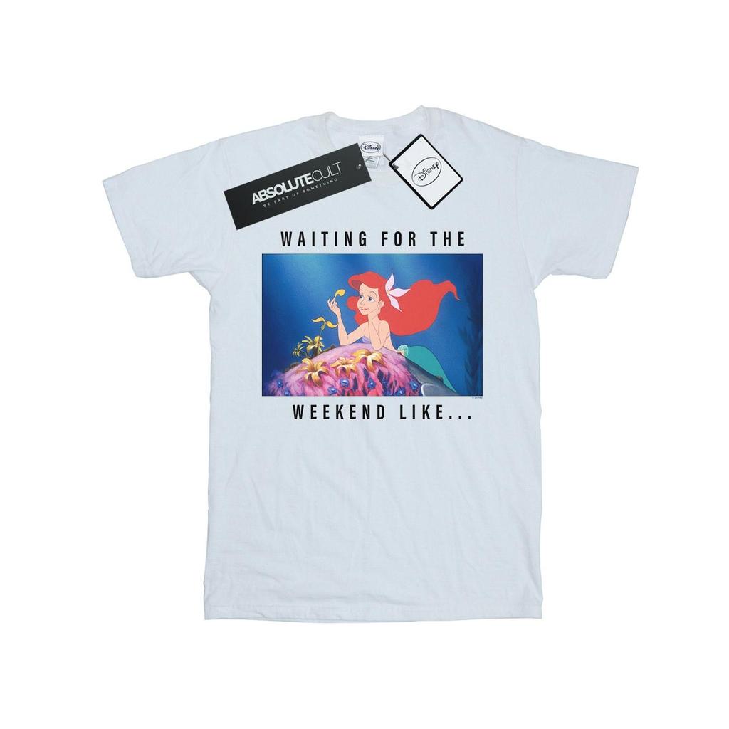 Disney Princess Mens Ariel Waiting For The Weekend T-Shirt