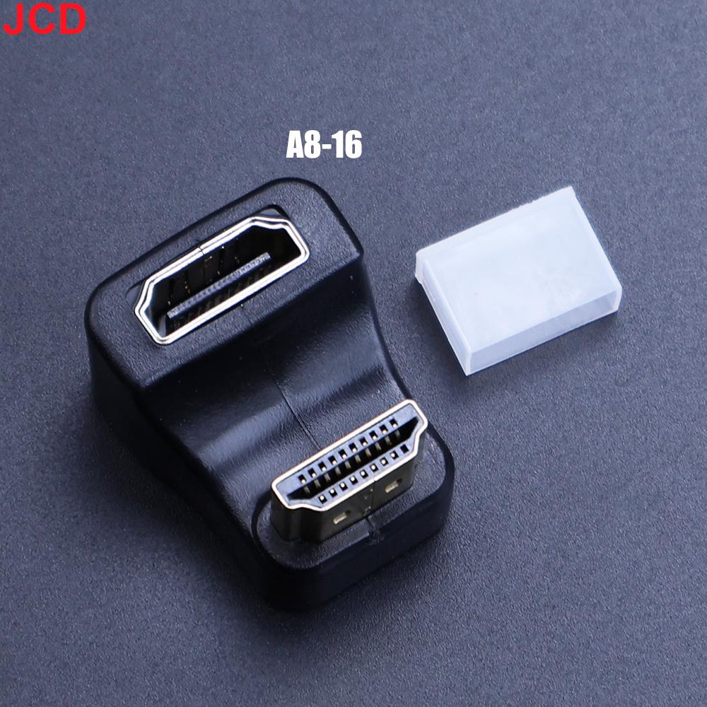 Совместимый с HDMI адаптер 90 270 градусов Прямоугольный конвертер «папа-мама» 8K HD Разъем Mini / Micro HDMI-совместимый удлинитель