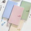 PU Leather Schedule Notebook 50 Days To Do List Notepad Portable Agenda Book Students